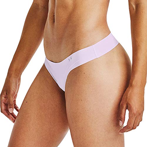 Image of Under Armour Thong Printed Underwear 3-pack, Crystal Lilac (570) /Polar Purple, Medium