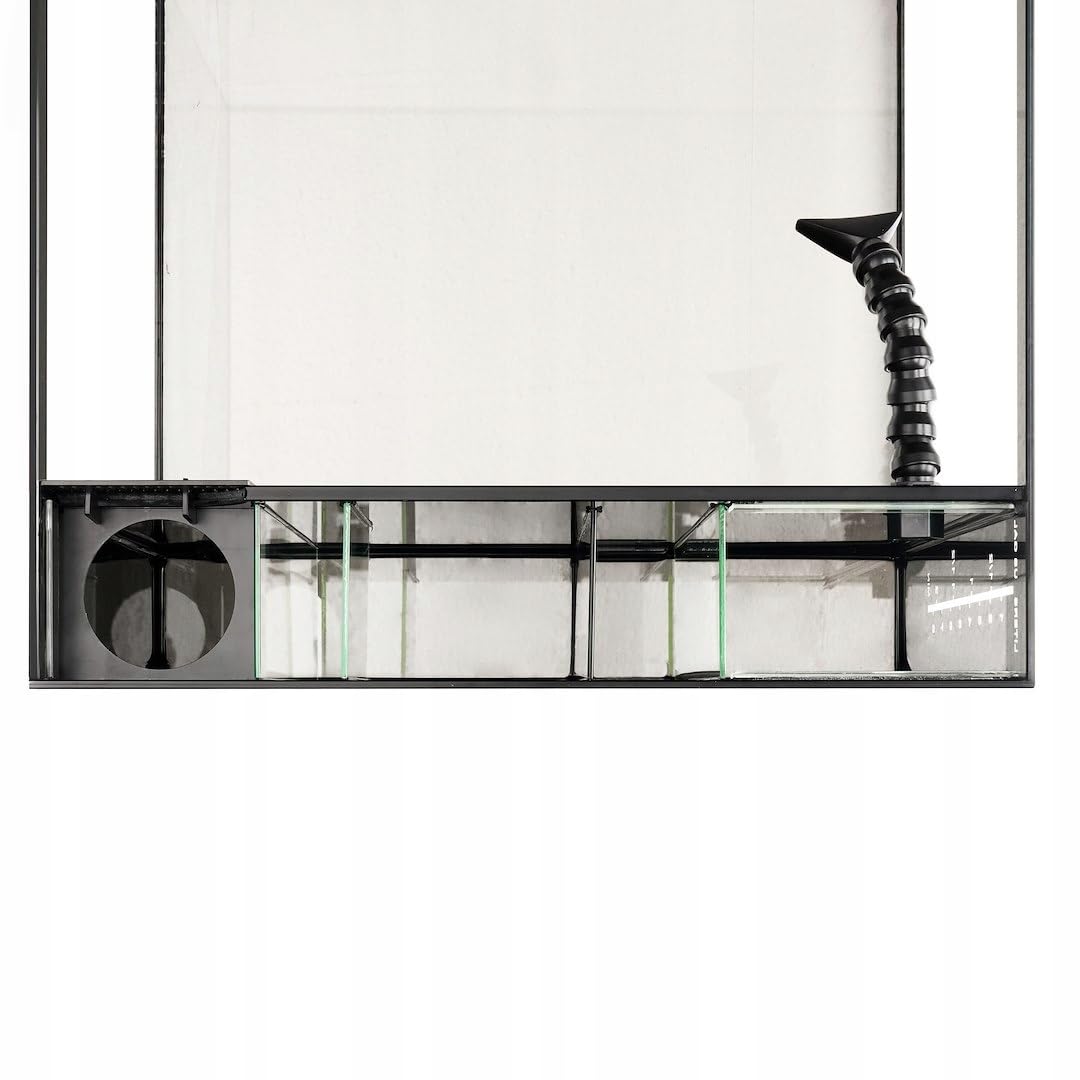 AQUAEL GLOSSY Marine 60 Akwarium Morskie Czarne 170L 60x58x50 Zestaw Filtr