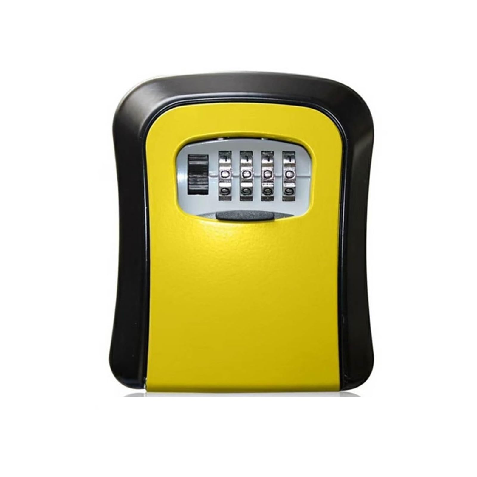 Key Safe Box Key Storage Secret Box Organizer 4 Digit Combination Password Security Code Lock(Giallo)