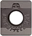 Sandvik Coromant COROMILL Carbide Milling Insert, N331 Style, Rectangular, GC3040 Grade, Multi-Layer Coating, N3311A115008EKL,0.195" Thick, 0.032" Corner Radius (Pack of 10)