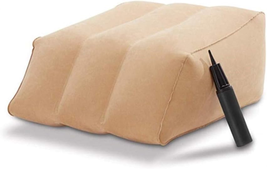 cuscino a memoria di forma a cuneo per l'elevazione delle gambe