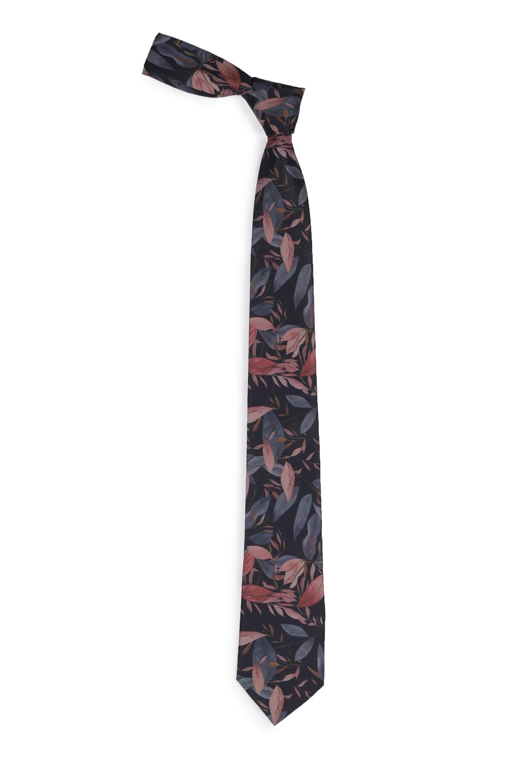 van heusen Men Black Print Formal Tie-picture-46