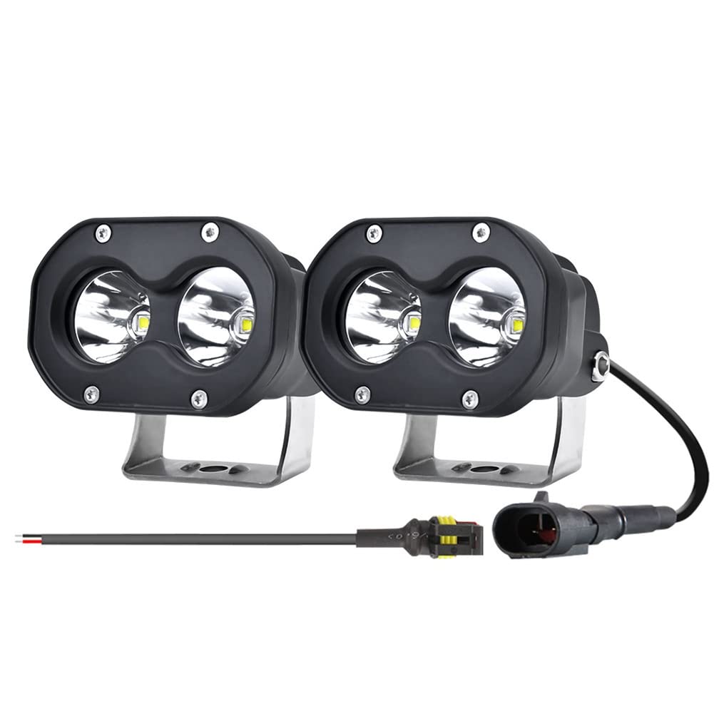 Photo 1 of Dytabepl LED Motorcycle Driving Car SUV Bicycle Spot Headlight Wagon 4Wd Auxiliry Fog Lamp Light 2PCS