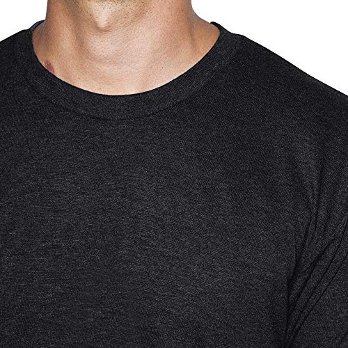 American Apparel Tri-Blend Crewneck Track Short Sleeve T-Shirt-USA Collection4