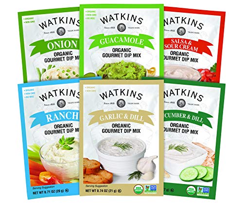 Watkins Organic Gourmet Dip Mix, Ranch, 0.71 oz. Packets, 12-Pack - image 5