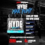 PROSUPPS Mr. Hyde Max Pump Pre Workout Powder - Stim-Free Preworkout Supports Blood Flow, Muscle Volume & Endurance - Caffeine-Free Nitric Oxide Gym & Fitness Supplements (Blue Razz, 20 Servings) - Image 2