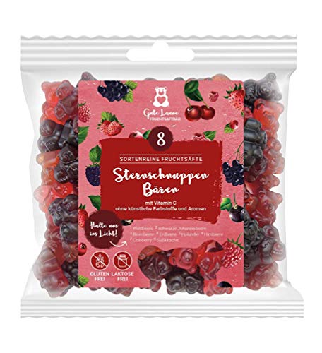 naschlabor x Fruchtsaftbär mit Herz |Rote Sternschnuppen | 20% sortenreine Fruchtsäfte | Ohne künstliche Farbstoffe und Geschmacksverstärker| Gluten- und Laktosefrei Cover