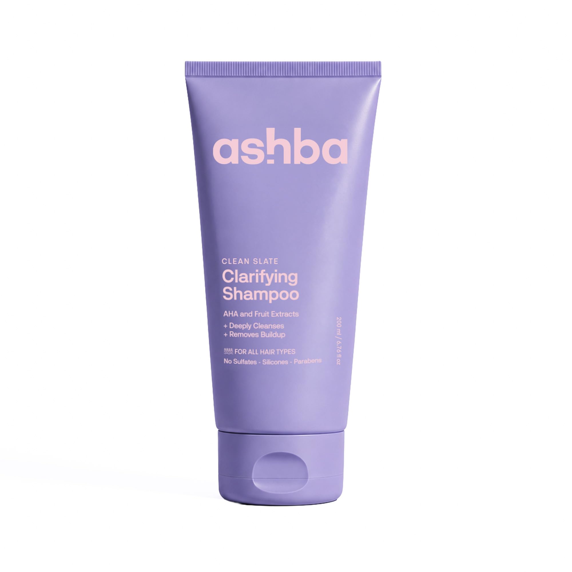 Ashba Botanics Clarifying Shampoo for Curly, Wavy, Frizzy & Dry Hair | Sulfate-Free Deep Cleansing Shampoo | Removes Product Buildup & Hard Water Minerals | With Vitamin C, AHA Fruit Acids & Trehalose | 200ml-image-14