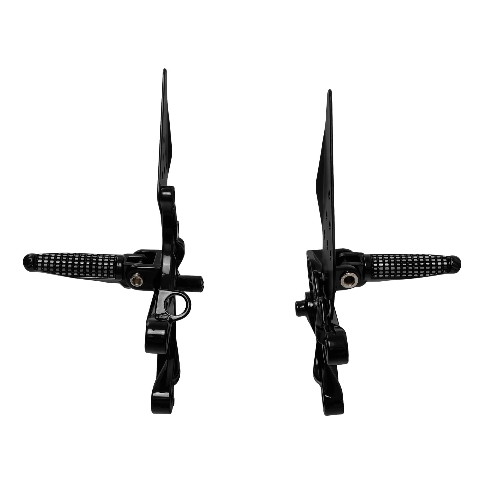 Amazon.com: TCMT Black Front Foot Pegs Motorcycle Footpeg Footrest