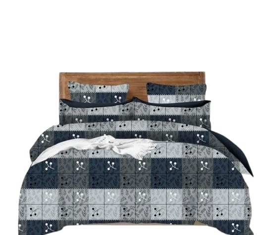 Image of NewDouble Bedsheet with Two Pillow Cover King Size Floral Print