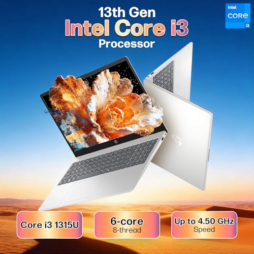 Image of HP 15.6 Touchscreen Laptop for Student Business, Intel Core i3-1315U, Office 365 of The Web Lifetime, 20GB RAM, 512GB SSD, Copilot AI, Wi-Fi 6, HD Camera, Windows 11 Pro, W /Accessories