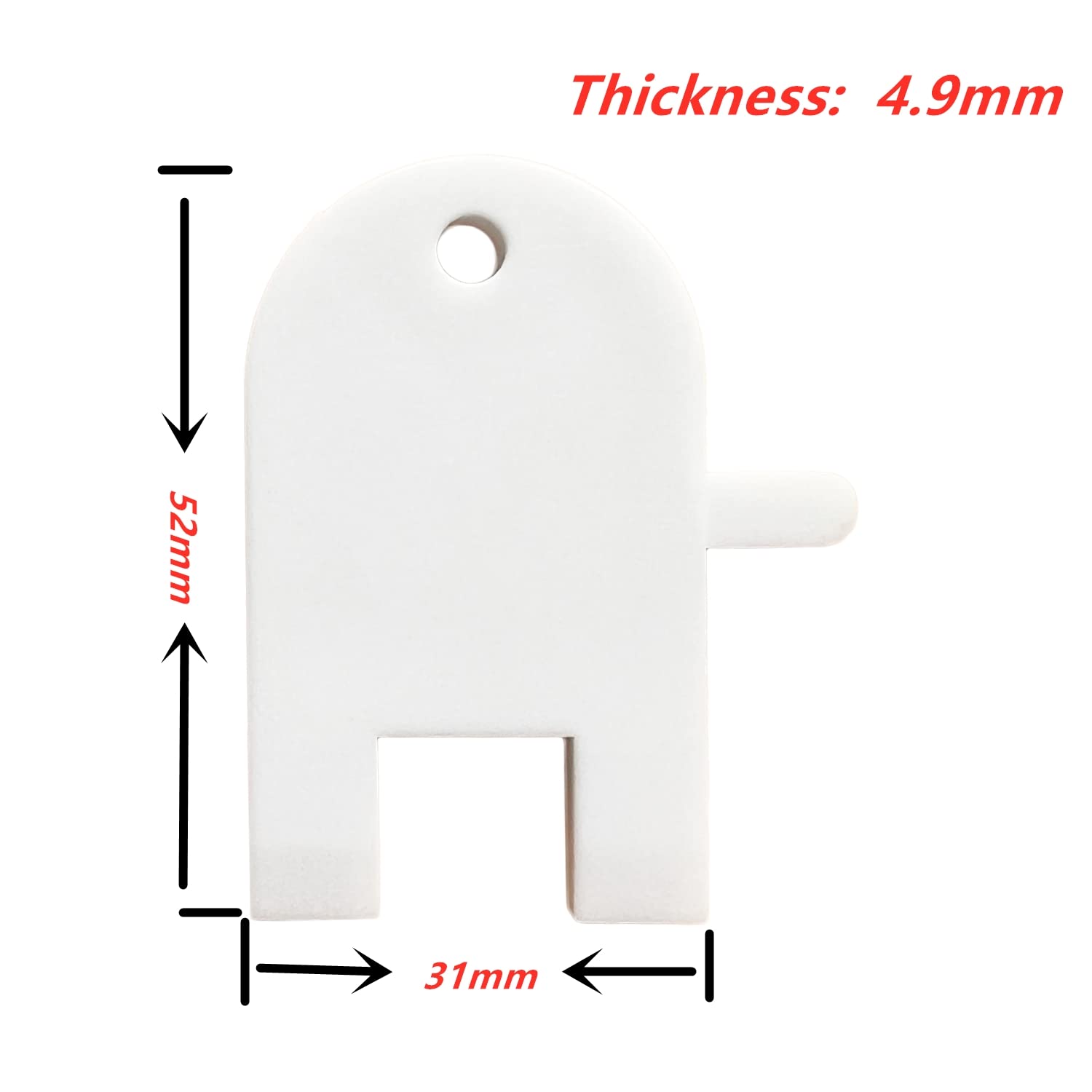 (2) Dispenser Keys For VonDrehle Von Drehle CenterPull Paper Towel, Jumbo Bath