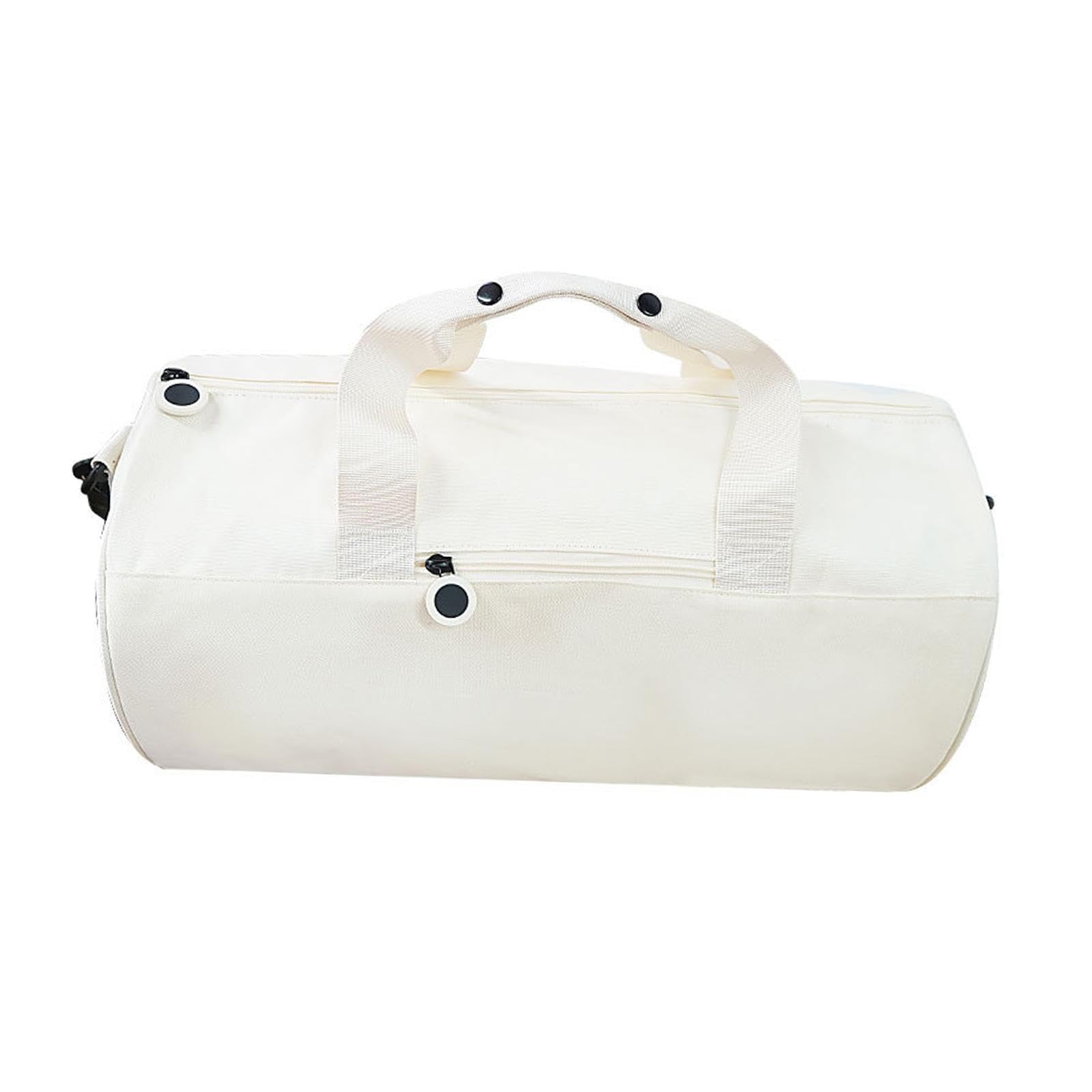 Gym Bag Yoga Bag Men Women Toiletry Overnight Bag for Traveling Outdoor Yoga White-image-22