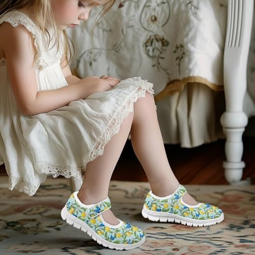 Child Sneakers Girls Mesh Mary Jane Flats Walking Shoes Breathable Mesh Shoe for School Soft Sole Casual Sneaker4
