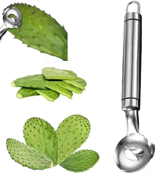 Cuchara Pelador De Nopales,Spoon Cactus Peeler,Pelador De