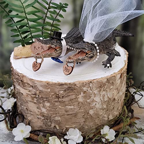 Gemini & Genius Crocodile Action Figures Wildlife World Safari Animals Figures Stocking Stuffers And Collectible Toys The Coolest Cake Toppers For Kids (Brown Crocodile) #TOP2