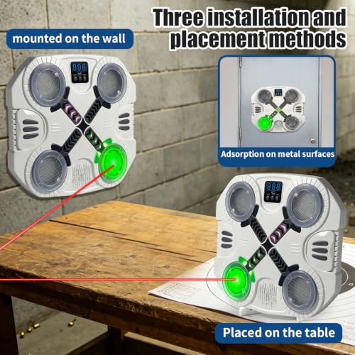 Image of ZBULAR 3rd Dry Fire Training System,Portable Glass Fiber Digital Laser Target Compatible with Laser Strike System Most of Training Cartridges 9mm /22lr for Practive Type-C Charging, LED Display