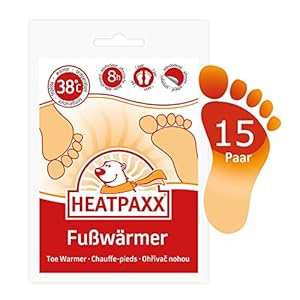 HeatPaxx Fußwärmer | 5, 10, 15, 30 und 40 Paar | EXTRA WARM | Hauchdünne Zehenwärmer, Wärmepads | für unterwegs und…