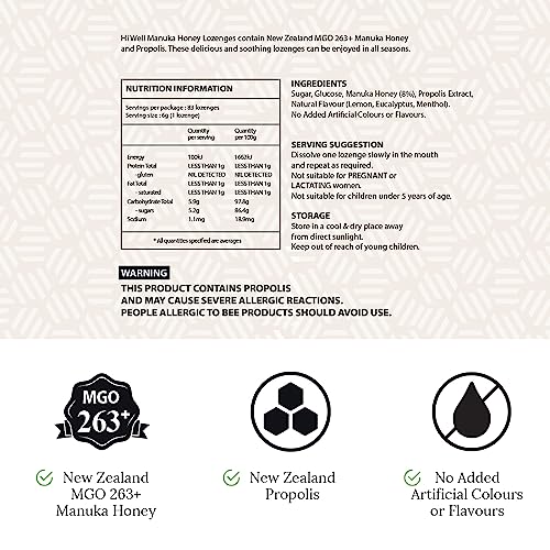Pack de 2 Caramelos de Miel Manuka Propolis Hi Well 500g miniatura 5