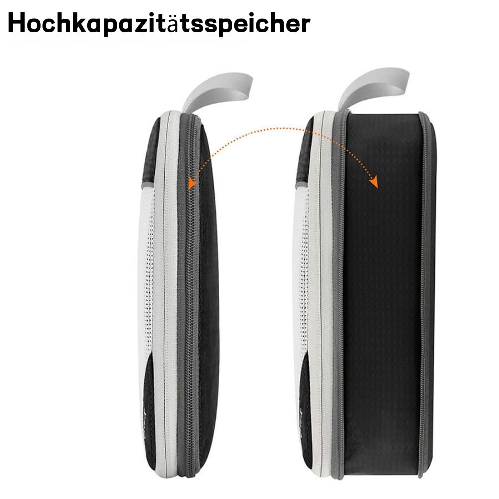 Packfreunde - Kompressionswürfel 5 - Teiliges Ultraleicht Erweiterbares Koffer Organizer Set - für Reise, Koffer, Rucksack & Camping