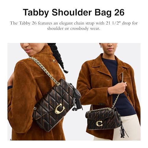 Image of Coach Women's Quilted Tabby Shoulder Bag 26 | Quilted