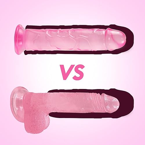 Miniatura 6 de Consolador realista, consolador rosa de 7.7 pulgadas con ventosa fuerte para mujeres, juego manos libres