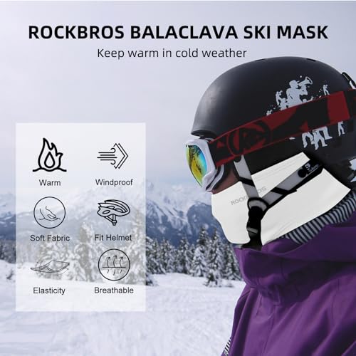 Image of ROCKBROS Windproof Thermal Balaclava Ski Mask for Men and Women Cycling