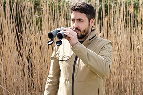 Bresser Fernglas 10x42 Wave, wasserdicht, mit BaK-4-Glas, UR-Vergütung und Brillenträgerokularen, perfekt für… – Bild 7