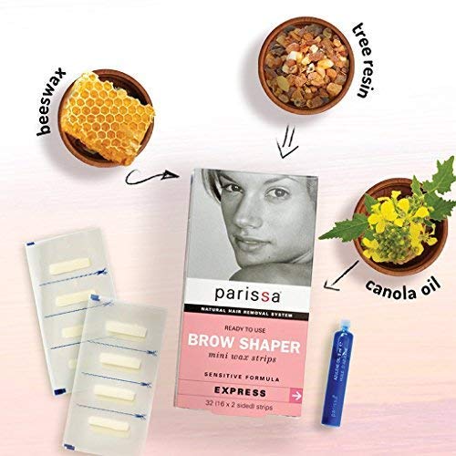 Parissa Eyebrow Wax Strips (32 strips Each), Pack Of 3 - Thumbnail 2