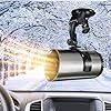 Calentador de automóvil, desempañador y descongelador de parabrisas, calentador portátil de automóvil de 12 V 150 W, calentador de automóvil de calentamiento y enfriamiento rápido, calentadores de