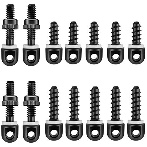Image of Anovo Sling Swivel Studs Set, Wood Bolt Screw Studs Crossbow Sling Screw