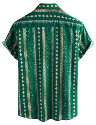 Image of VATPAVE Mens Casual Hawaiian Floral Shirts Short Sleeve Button Down Tropical Shirts Beach Summer Shirts