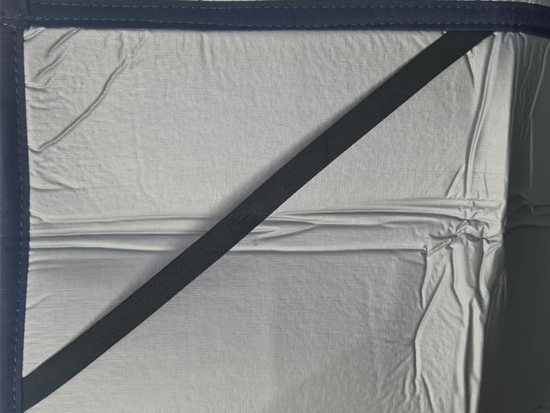 Oscurecedor térmico de 130 x 60 cm para ventanas de caravana con montaje a guía