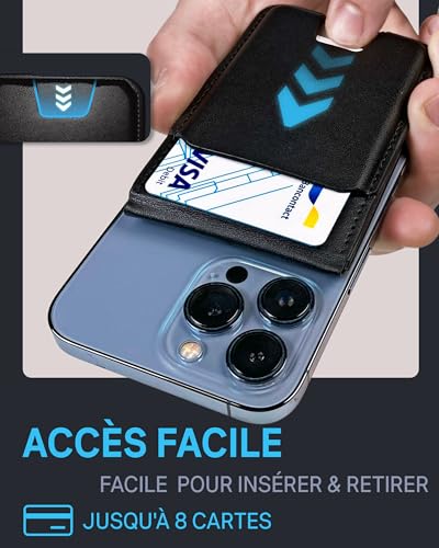 Portefeuille magnétique avec support réglable Volta Sunslice pour iPhone 16 et 15 - 6