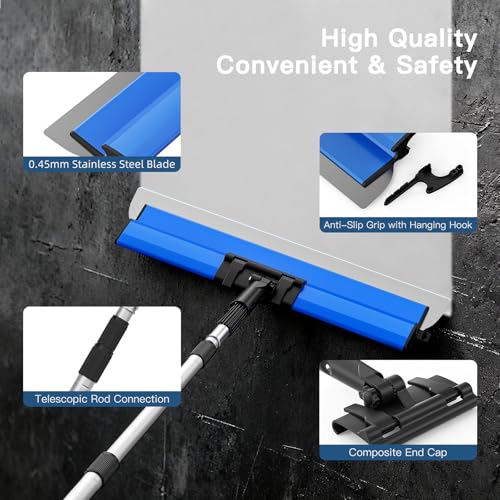 Manche d'extension pour spatule de surface afin d'enduire les plafonds