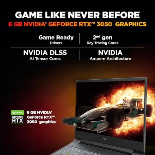Image of HP Victus Gaming Laptop, 14th Gen Intel Core i5-14450HX, 6GB RTX 3050 GPU, 15.6 inch (39.6 cm) FHD 144Hz 300 nits, 24GB DDR5 (Upgradeable), 512GB SSD, Win 11, MS Office 24, Mica Silver