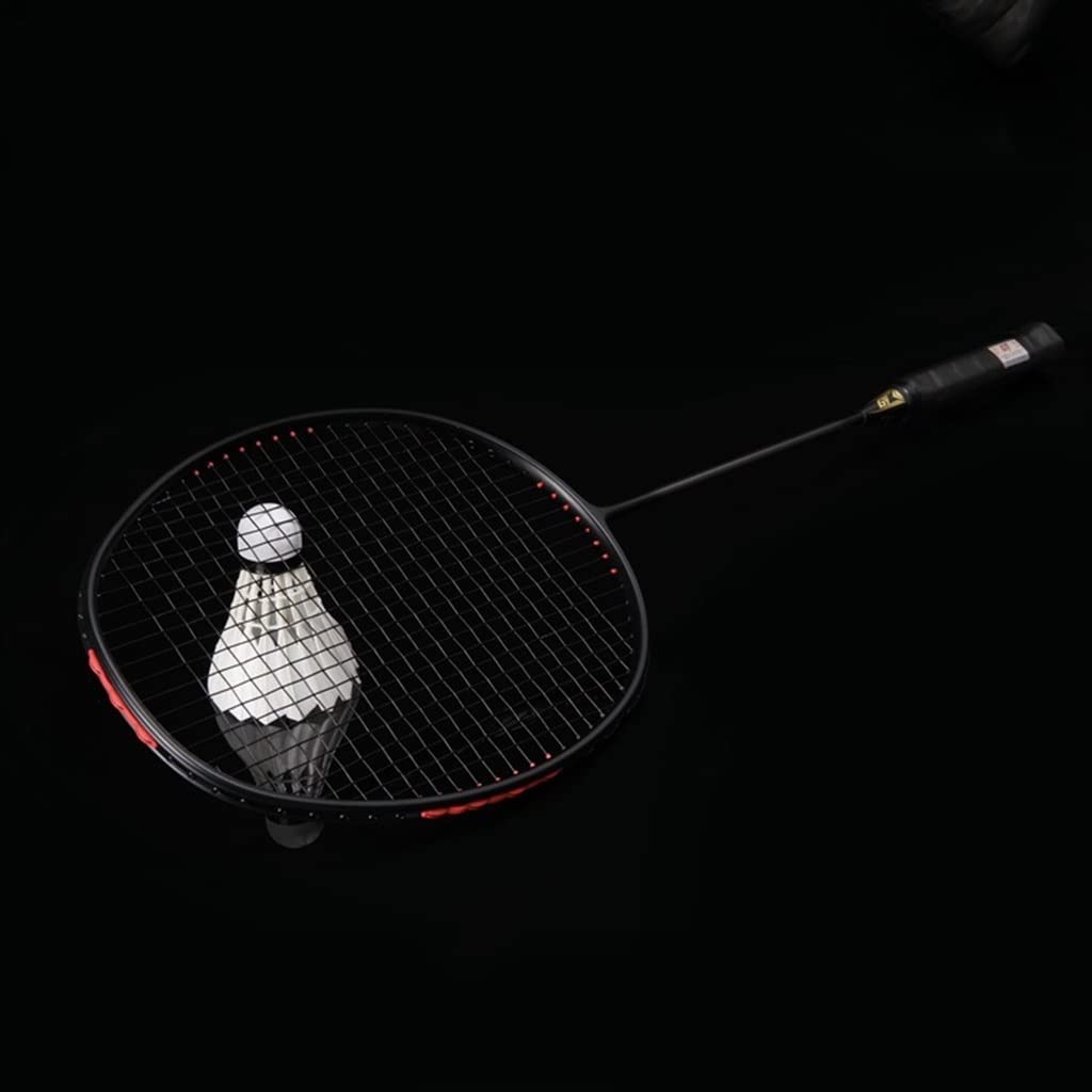 6U Full Carbon Badminton Racket -light 72g Racket Adult Training Entertainment Badminton Single Shot(A)