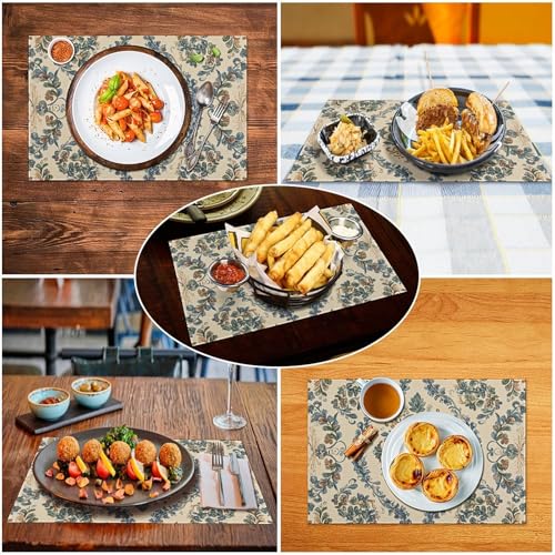 Sets de table étanches et lavables contre les taches en PVC