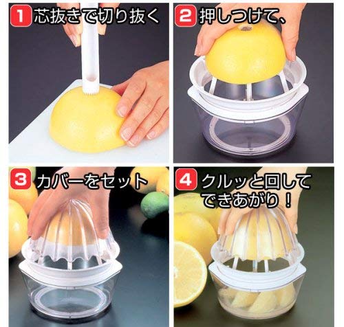 Amazon | くる楽むきフルーツカッター シトラスカッター あっという間