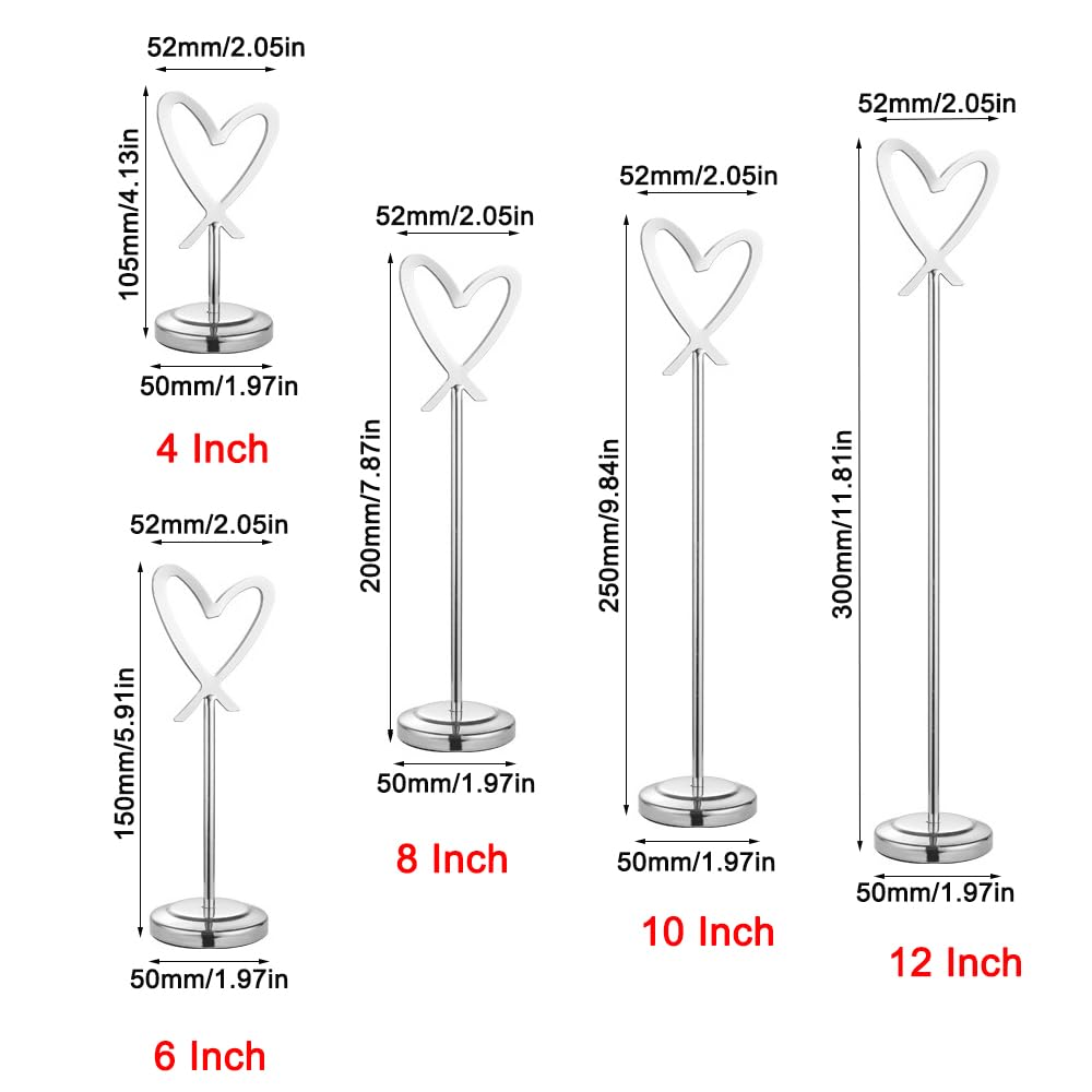 TOP-MAX 10 soportes dorados para números de mesa de 30.5 cm, de acero inoxidable, soportes para números de mesa para bodas, fiestas, graduaciones, recepciones, restaurantes, centros de mesa