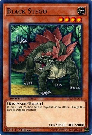 Yu-Gi-Oh! - Black Stego - SS03-ENA15 - Común - 1ª Edición - Barajas de inicio Speed Duel - Ultimate Predators