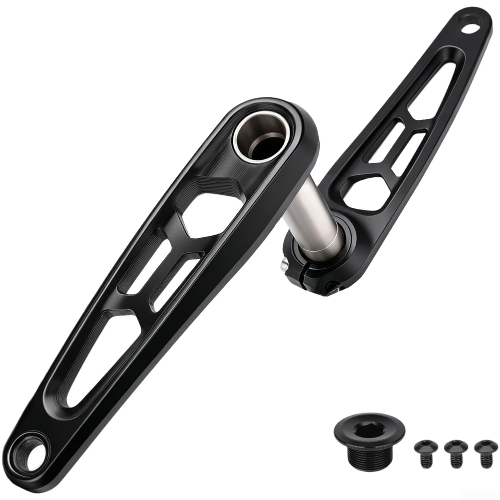 Juego Bielas MTB 165mm Aleación Ligera Hueco Juego Bielas MTB