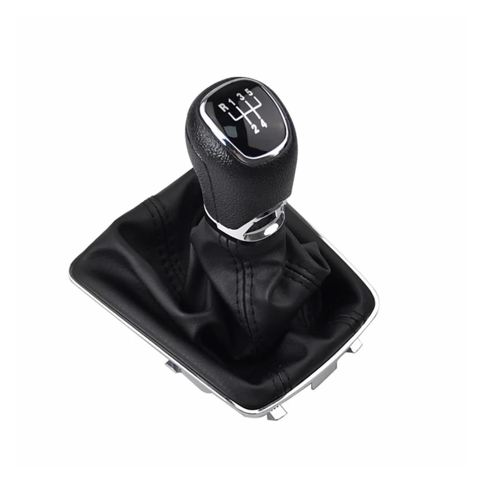 Zncojl Black Car Gear Stick Knob For Skoda For Fabia Mk3 2015 2016 2017 Car Gear Shift Knob Lever Gaitor Boot Cover No Modification Required
