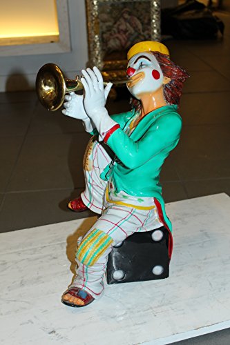 Estatua de payaso NIFAO en bronce con base de dados miniatura 3