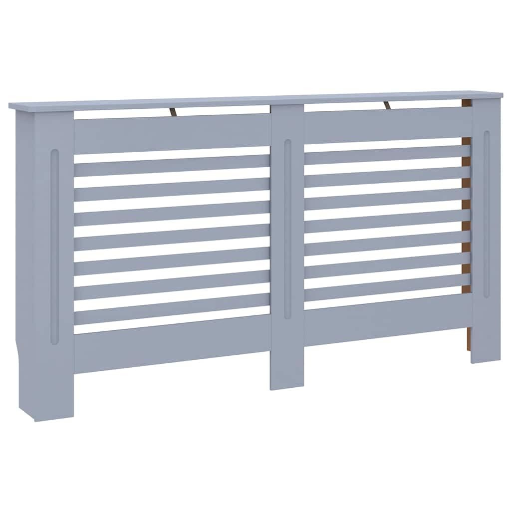 Cubierta de radiador MDF gris antracita vidaXL para salón
