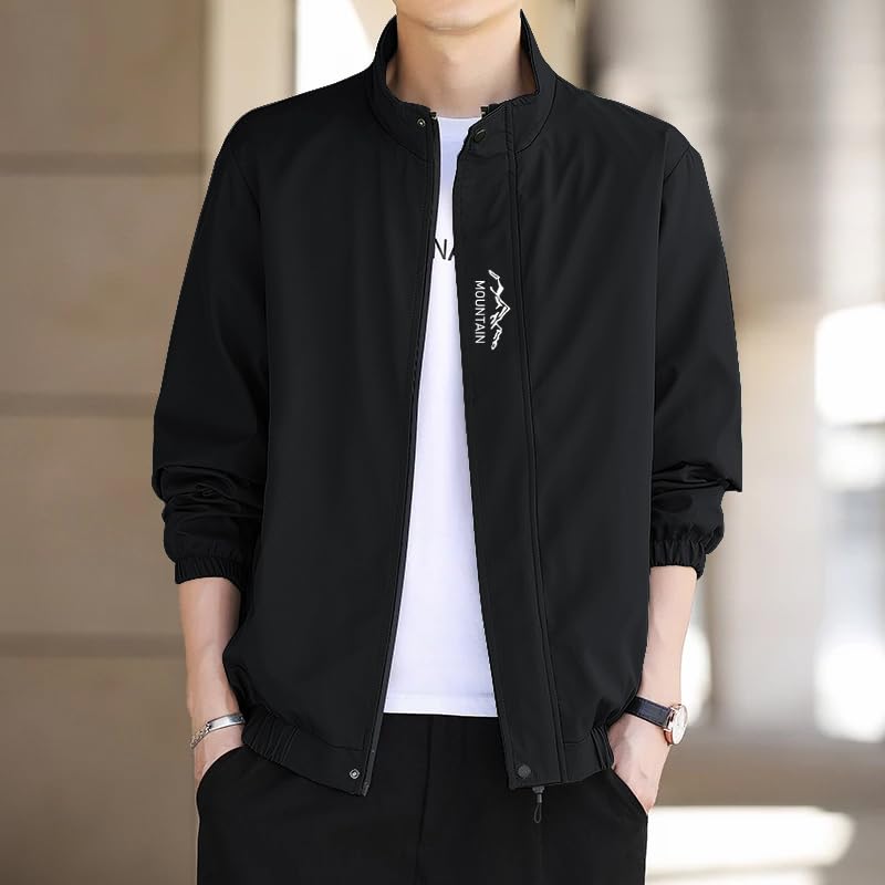 Image of Celary Men's Bomber Jacket | Lightweight Casual Zip-Up Jacket | Stylish Slim Fit Outerwear for All Seasons