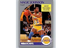1990: NBA Hoops #157 Magic Johnson Los Angeles Lakers Basketball Card