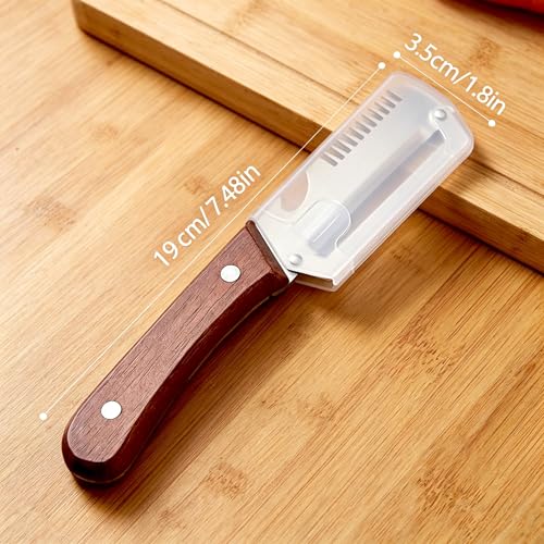 Multifunctional Vegetable Peeler, 2026 New Kitchen Multi-function Stainless Steel Thickened Fruit Peeler Knife, 3-1, For Peeling Fruits and Shredding Scallions (3pcs)