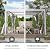 10' × 10' Louvered Pergola, Outdoor Aluminium Canopy with Adjustable Roof Curtains and Netting for Patio, Deck, Garden, Yard, Beach. (White)