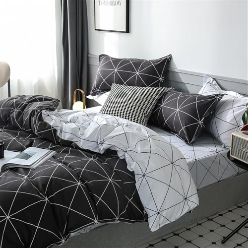 Housse de couette en microfibre de polyester durable avec teinture réactive grand teint - 5